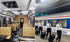 Cận cảnh đoàn tàu tuyến Hà Nội – Đà Nẵng sang chảnh bậc nhất ngành đường sắt Việt Nam