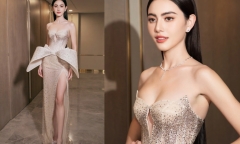 Lưu Diệc Phi gây sốt khi diện váy của NTK Việt Nam