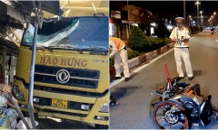Tin tức tai nạn giao thông mới nhất ngày 30/9: Xe tải chở gỗ dăm lao vào nhà dân trên QL1 qua Quảng Ngãi