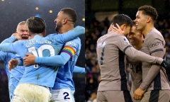 Rượt đuổi tỉ số nghẹt thở, Man City rơi chiến thắng trước Tottenham