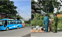 Người phụ nữ bán vé số tử vong sau va chạm với xe khách, để lại 4 con thơ 