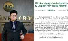 Công ty liên quan Chủ tịch Big Invest Group bị phạt 125 triệu đồng