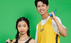 Mẫu nhí Bảo Anh điệu đà bên “Quý ông Hòa Bình” Minh Kha