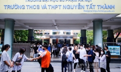 Tỷ lệ chọi 1/20, trường THCS&THPT Nguyễn Tất Thành lấy điểm chuẩn bao nhiêu?