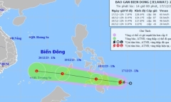 Khi nào bão JELAWAT vào biển Đông?
