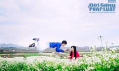 Ngắm những bức hình tạo dáng cực độc của giới trẻ Mộc Châu