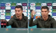 UEFA cảnh báo trừng phạt các cầu thủ tham dự EURO 2020 nếu học theo Ronaldo