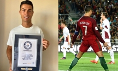 Ghi 111 bàn cho ĐT Bồ Đào Nha, Ronaldo nhận kỷ lục Guinness thứ 10