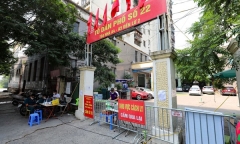 Sáng 15/9, Hà Nội thêm 3 ca nhiễm COVID-19 trong khu phong tỏa ở Đền Lừ