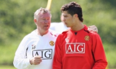 Ronaldo từng bị Sir Alex đuổi khỏi sân vì tập quá nhiều