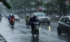 Tin tức dự báo thời tiết hôm nay 10/10/2021: Hà Nội mưa to, nhiệt độ giảm