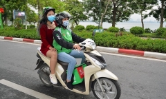 Hà Nội cho phép xe ôm công nghệ hoạt động trở lại từ 8/2