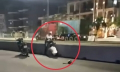 Nam thanh niên nắm tóc, kéo lê người yêu giữa đường ở Đà Nẵng
