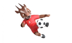 Sinh động linh vật Sao la trong tạo hình 3D với 40 môn thi đấu ở SEA Games 31