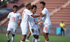 Thắng kịch tính U23 Philippines, U23 Myanmar chiếm ngôi đầu bảng