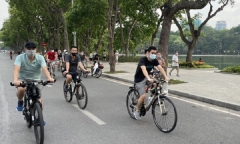 Thí điểm mở làn đường ưu tiên cho xe đạp ở Hà Nội: Mới ở bước nghiên cứu