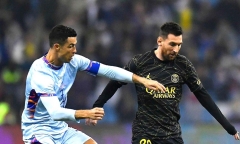 Ronaldo lập cú đúp trong ngày tái ngộ Messi tại Ả Rập Xê Út