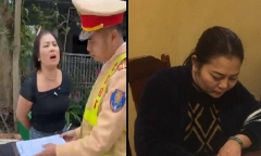 Thanh Hóa: Tạm giữ hình sự người phụ nữ lăng mạ CSGT, đòi