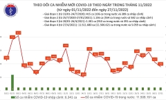 Ngày 27/11 ghi nhận 358 ca COVID-19