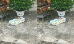 Bé gái sơ sinh nặng 2,7 kg bị bỏ rơi trước cổng nhà vợ chồng hiếm muộn