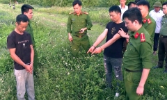 Dựng lại hiện trường vụ 2 người Trung Quốc xâm hại mộ vua tìm cổ vật ở Thanh Hóa