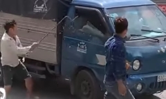 Bắt giam tài xế, phụ xe ẩu đả sau va chạm trên đường ở TP.HCM