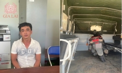 Bắt giữ đối tượng cướp tài sản khiến người phụ nữ ngã ra đường ở Gia Lai