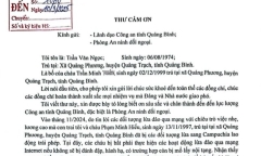 Người cha có con bị lừa sang Campuchia được giải cứu trở về, viết thư cảm ơn công an