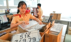 Bộ Công an đề xuất nhiều quy định mới liên quan đấu giá biển số xe
