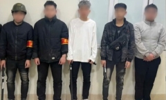 Bắt nhóm thanh niên giả danh lực lượng 141 để dừng xe, kiểm tra người đi đường