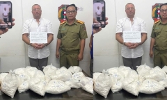 Bắt giữ đối tượng người nước ngoài sắp mang theo 15kg heroin về Việt Nam