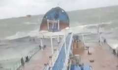 Hai tàu chở dầu Nga gặp nạn tại eo biển Kerch, 1 thủy thủ tử vong