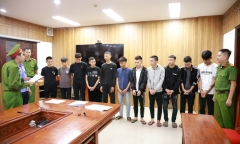Khởi tố 11 thanh thiếu niên trong vụ hỗn chiến, gây rối trật tự công cộng