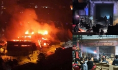 Cận cảnh hiện trường vụ cháy 10 nhà xưởng tại làng nghề gỗ Liên Hà