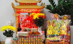 Những mâm cỗ cúng ông Công ông Táo tươm tất, chị em khỏi vắt óc nghĩ món ngon