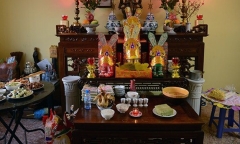 Những mâm cỗ cúng ông Công ông Táo tươm tất, chị em khỏi vắt óc nghĩ món ngon