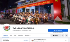 TP.HCM: Công an tương tác với người dân qua Facebook, Zalo