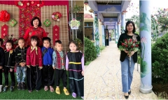 Cô giáo vùng xa tâm huyết với sự nghiệp 