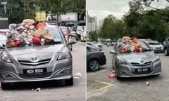 Đỗ xe ngang ngược cản trở các phương tiện khác, tài xế nhận ngay cái kết 