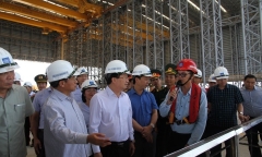 Phó Thủ tướng Trịnh Đình Dũng kiểm tra Formosa trước khi vận hành lò cao số 2