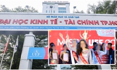 Trường ĐH Kinh tế - Tài chính TP.HCM xem xét tước danh hiệu của hoa khôi đánh người