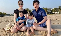 Đặng Thu Thảo khoe ảnh ngọt ngào bên ông xã, lần đầu tung khoảnh khắc gia đình 4 người