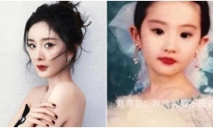 Xuýt xoa ảnh thời thơ ấu sao Hoa ngữ: Địch Lệ Nhiệt Ba được ví như 