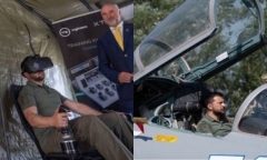 Tổng thống Ukraine tham gia lái tiêm kích F-16 mô phỏng