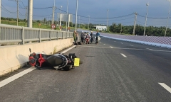 Xác định danh tính nam thanh niên lái xe máy, tông vào thanh chắn cầu tử vong