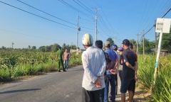 Phát hiện thi thể nam thanh niên 19 tuổi trong vườn thanh long