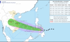Tin mới nhất cơn bão KALMAEGI: Giật cấp 16, di chuyển nhanh, tỉnh nào có khả năng ảnh hưởng trực tiếp?