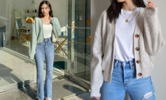 Cách phối áo khoác ấm áp ngày đông