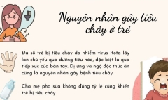 Nguyên nhân, cách phòng tránh bệnh tiêu chảy ở trẻ