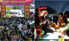 Độc đáo những phiên chợ chỉ họp một lần vào dịp Tết Nguyên đán